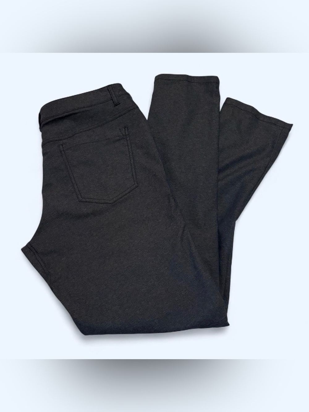 Lululemon ABC Slim Fit Warpstreme Pants Men's Waist 34 Heathered Gray Stretch - Picture 1 of 6